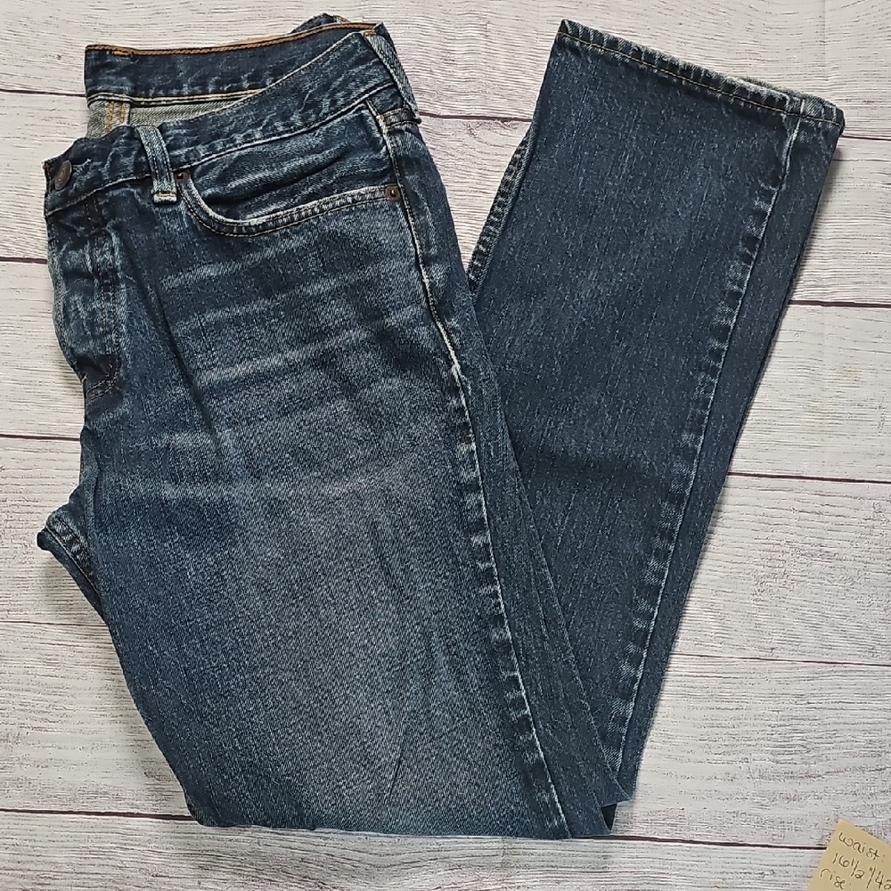 Hollister 32x30 Men's Blue Straight Jeans - Picture 1 of 14